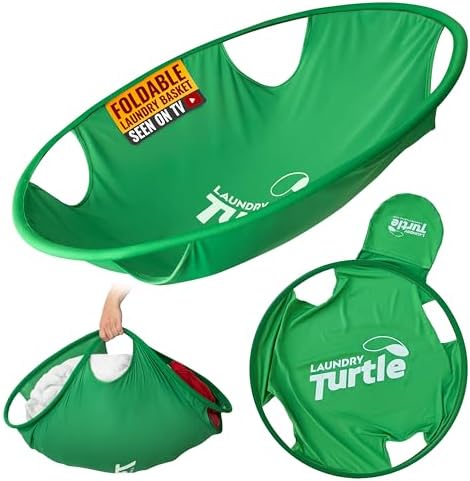 Laundry Turtle Small 21 Inch Collapsible Laundry Basket