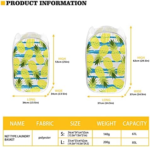 Perfect for Storage - Folding Laundry Hamper for Home and Travel