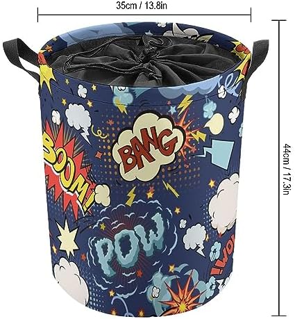 City Wars Superheroes Rise - Funny Foldable Laundry Basket
