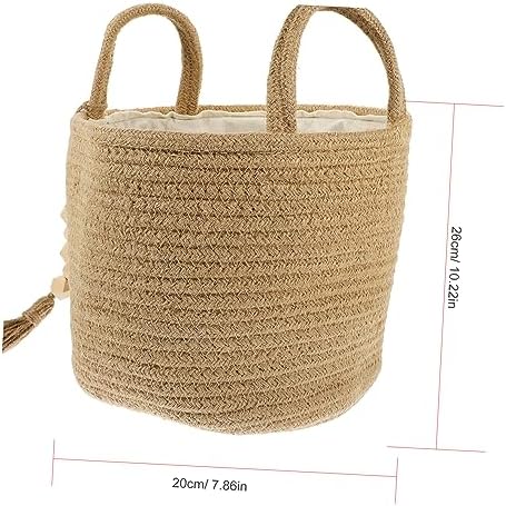 VILLFUL 2-in-1 Universal Laundry Basket with Jute Liner
