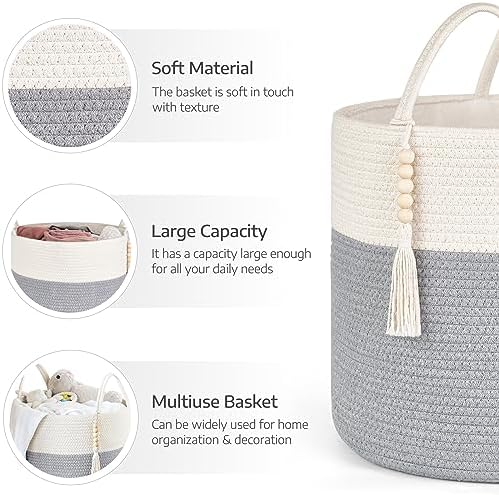 Unique Woven Storage Basket for Home Decor