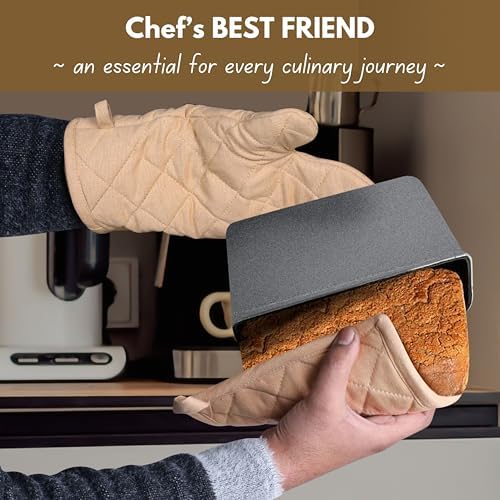 Native Fab 4-Piece Cotton Oven Mitts and Pot Holders Set - Beige