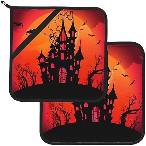 Halloween Potholders for Cooking 2-Piece Set