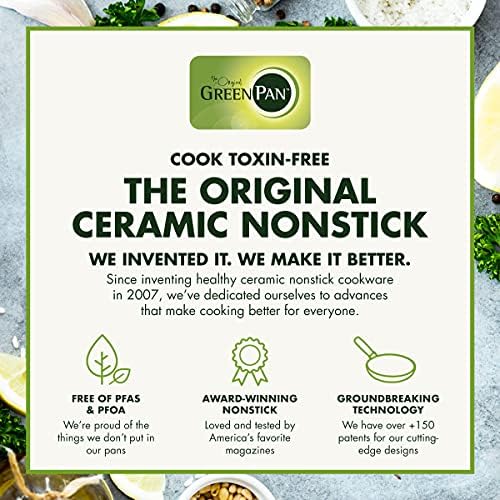 GreenPan Rio 8 10 Skillet Set PFOA-Free Nonstick bakelite Handles