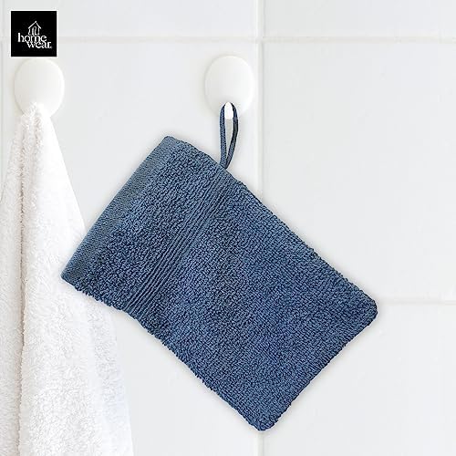 Homewear High Rise Stripe 6 Pack Wash Mitt Set