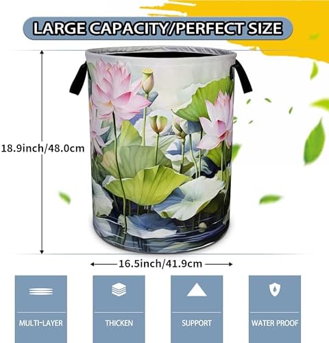 Elegant Foldable Laundry Basket for Home Office and Travel