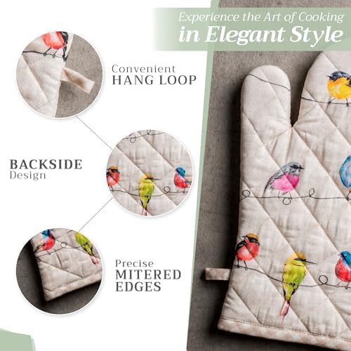 Charming 100 Cotton Oven Mitt
