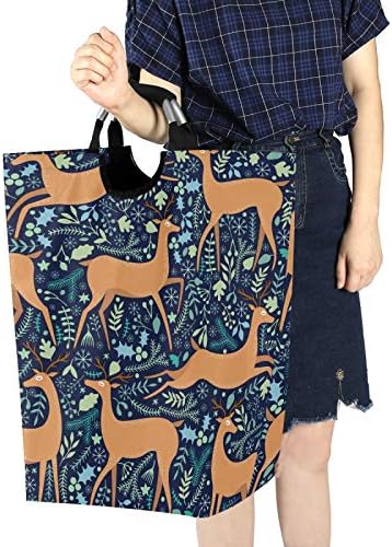 Susiyo Christmas Deer Laundry Basket