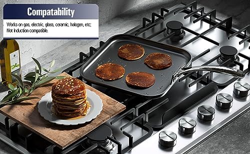 Cooks Standard Nonstick Griddle Pan Black