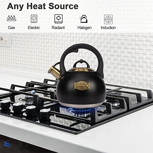 LUXGRACE 31 Quart Stovetop Tea Kettle