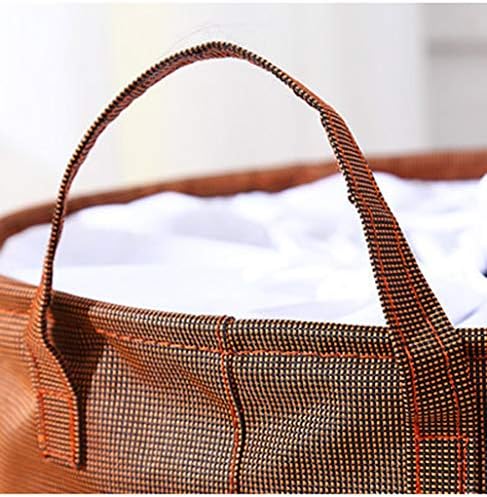HappyLHL Folding Large Thick Laundry Basket Oxford Fabric Storage Basket Waterproof