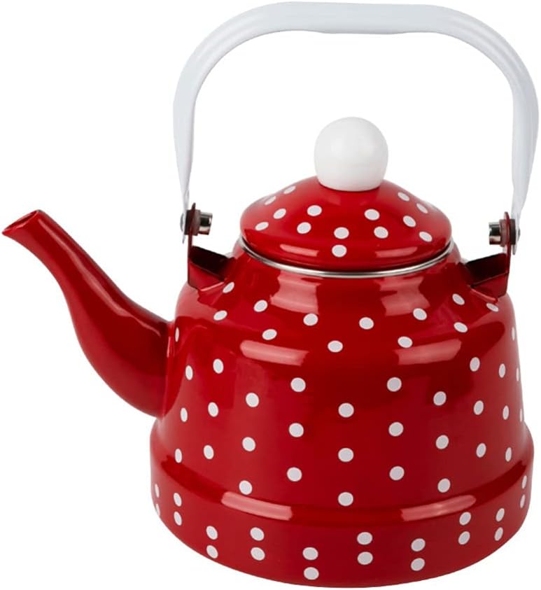 Durable Retro Porcelain Teakettle Ceramic Handle Heat Resistant 11L