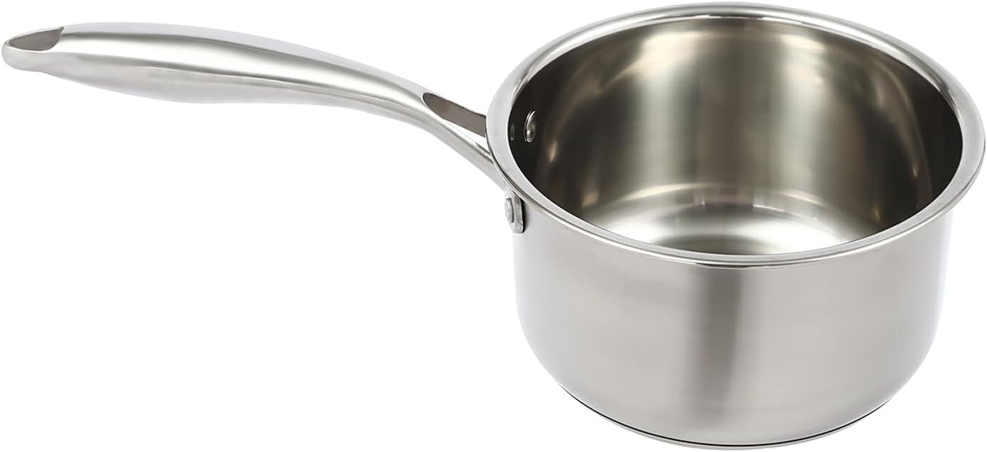 14 Quart Stainless Steel Saucepan with Built-in Steamer