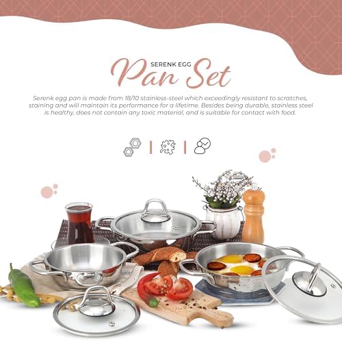 Serenk Stainless Steel Pots and Pans Set
