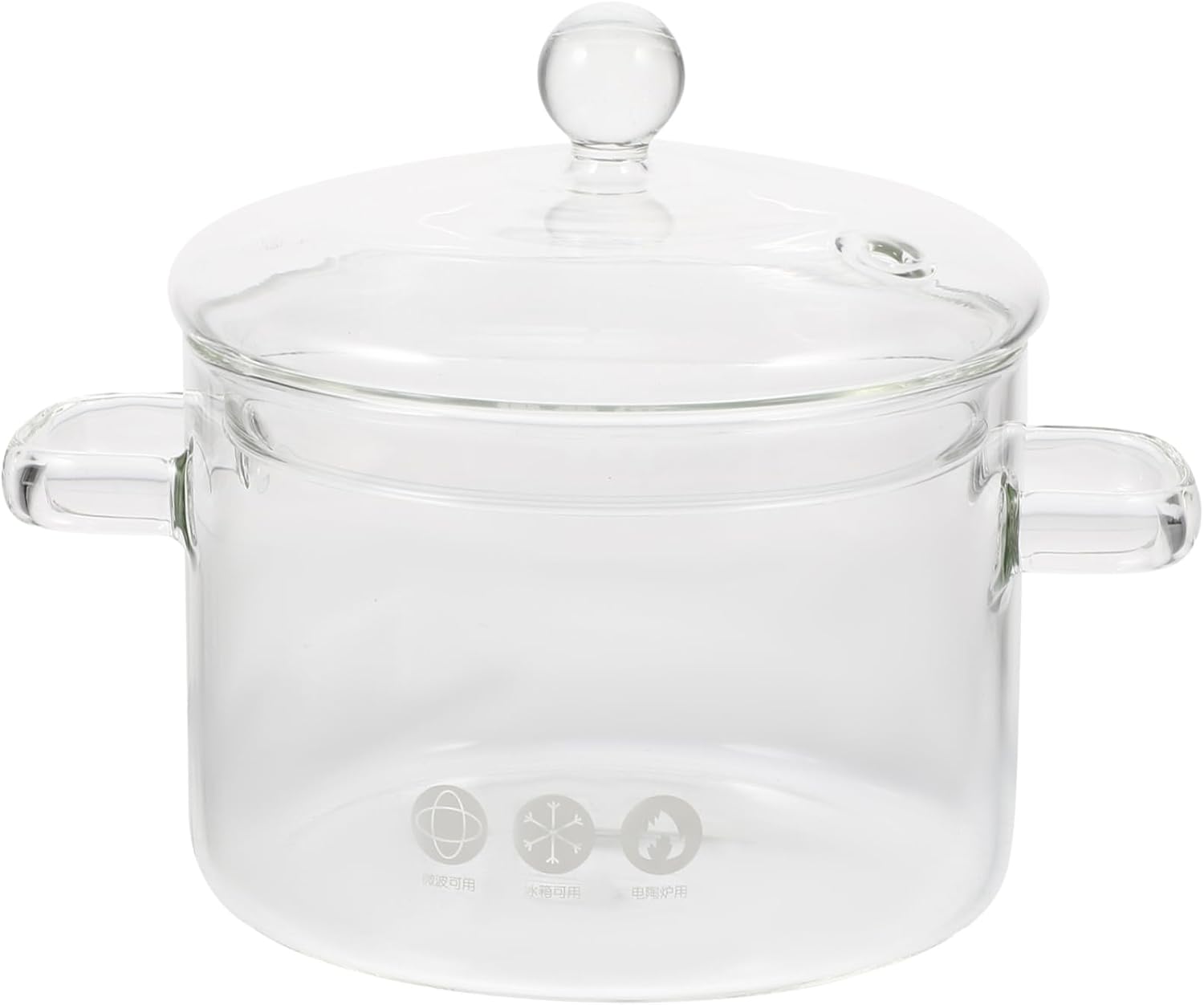 BRIGHTFUFU 1500ml Glass Stew Cooker