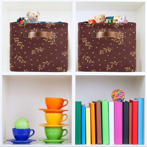 KLL Christmas Tree Branches Cloth Basket