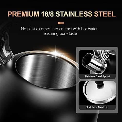 SUSTEAS Ergonomic 188 Stainless Steel Coffee Pot