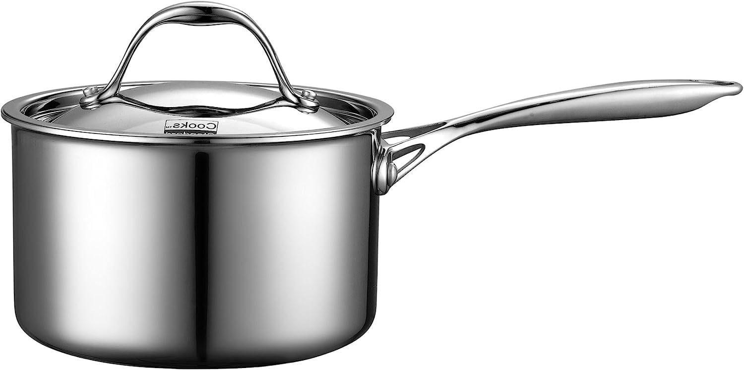 Elevate Your Cooking with Cooks Standard3 Quarts 1810 Stainless Steel Saucepan