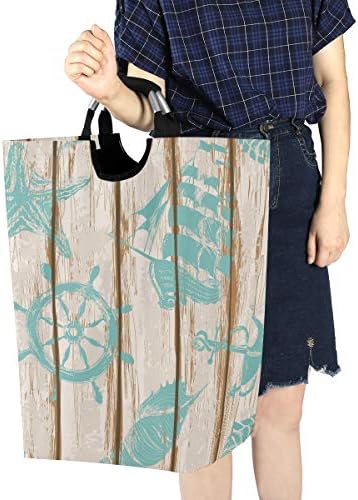Mooyo Collapsible Laundry Hamper with Handle