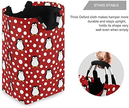 Susiyo Cute Penguin Collapsible Laundry Hamper for Home Organization
