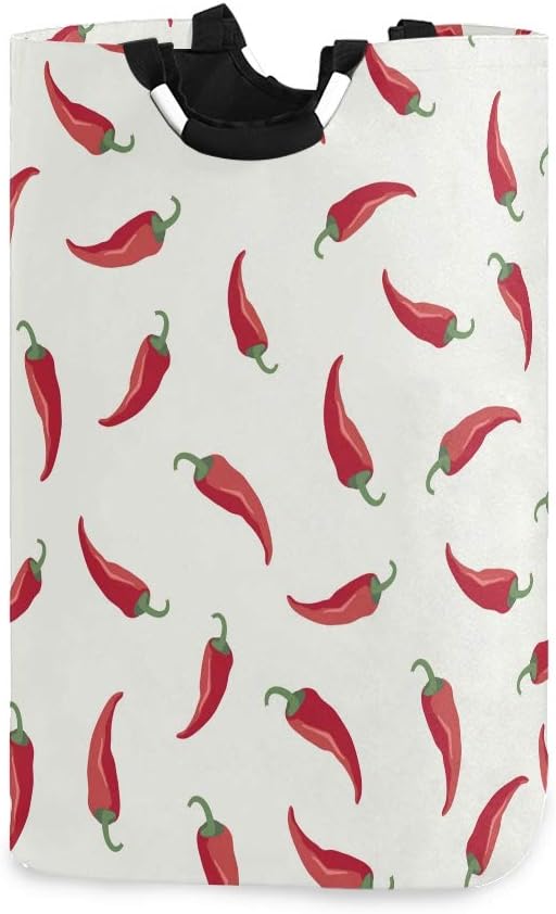 MOYYO Red chili Collapsible laundry basket