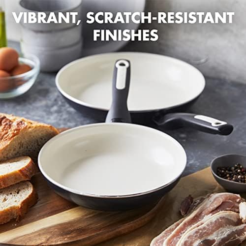 GreenPan Rio 8 10 Skillet Set PFOA-Free Nonstick bakelite Handles