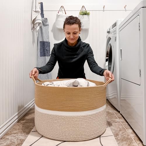 ChicVita XXL Cotton Rope Woven Basket