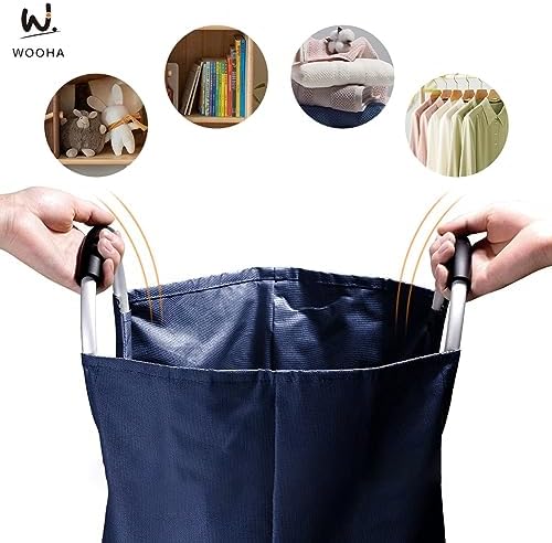 WOOHA 125L Collapsible Laundry Hamper for Bedroom Closet Bathroom