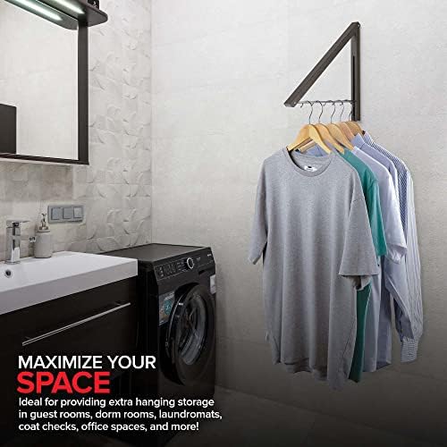Foldable Wall-Mounted Clothing Hanger