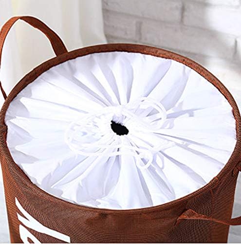 HappyLHL Folding Large Thick Laundry Basket Oxford Fabric Storage Basket Waterproof