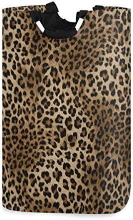 Kcldeci Leopard Print Laundry Hamper