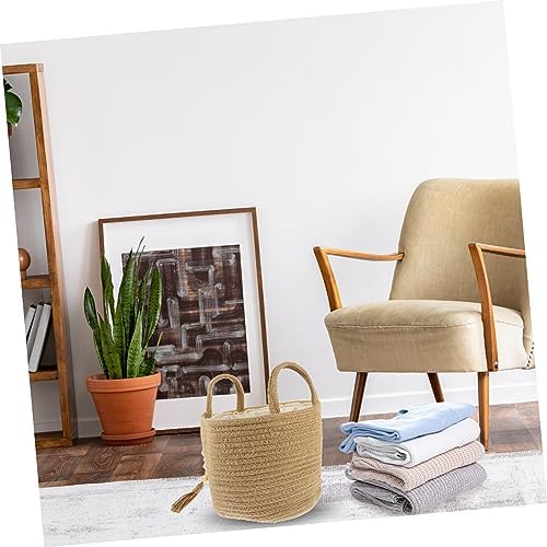 MAGICLULU Cotton Rope Laundry Basket with Dual Handles
