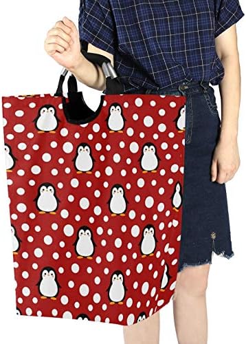 Susiyo Cute Penguin Collapsible Laundry Hamper for Home Organization