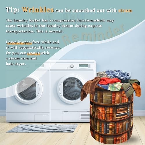 Retro Wooden Laundry Basket 189x165 for Home Kitchen