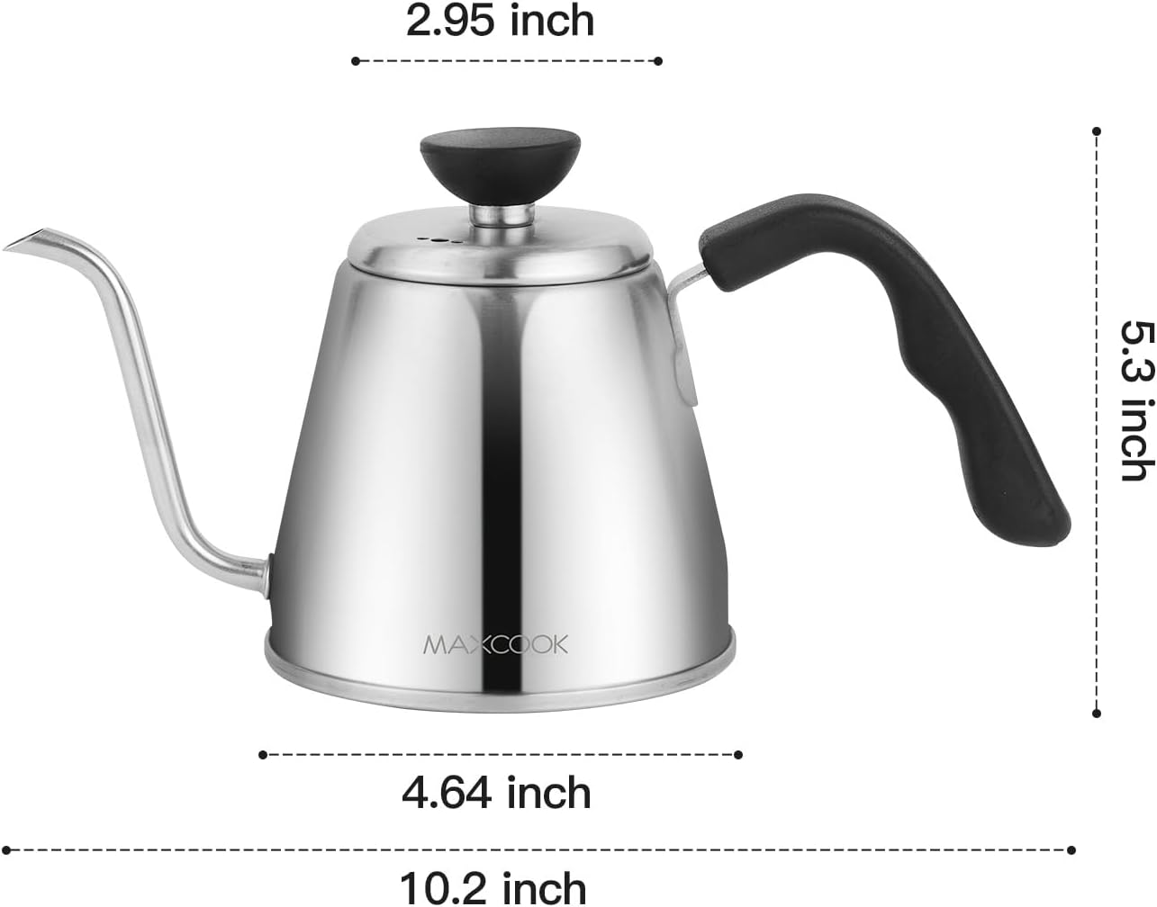 MAXCOOK Gooseneck Coffee Kettle for Home Travel