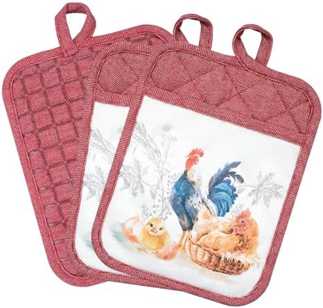 3PK Set silicone heat resistant pot holders