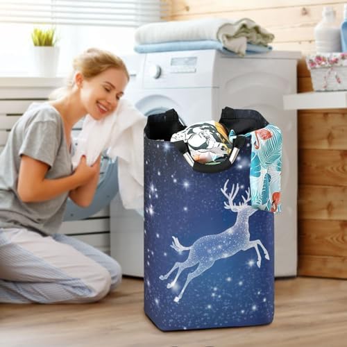 Collapsible Waterproof Laundry Basket with Handles for nursery