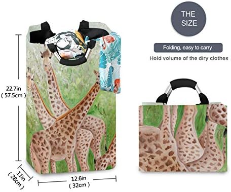 MOYYO Beautiful Giraffes Laundry Basket