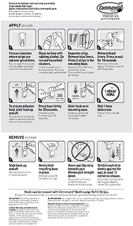 Command Bath Wall Hook Organizer