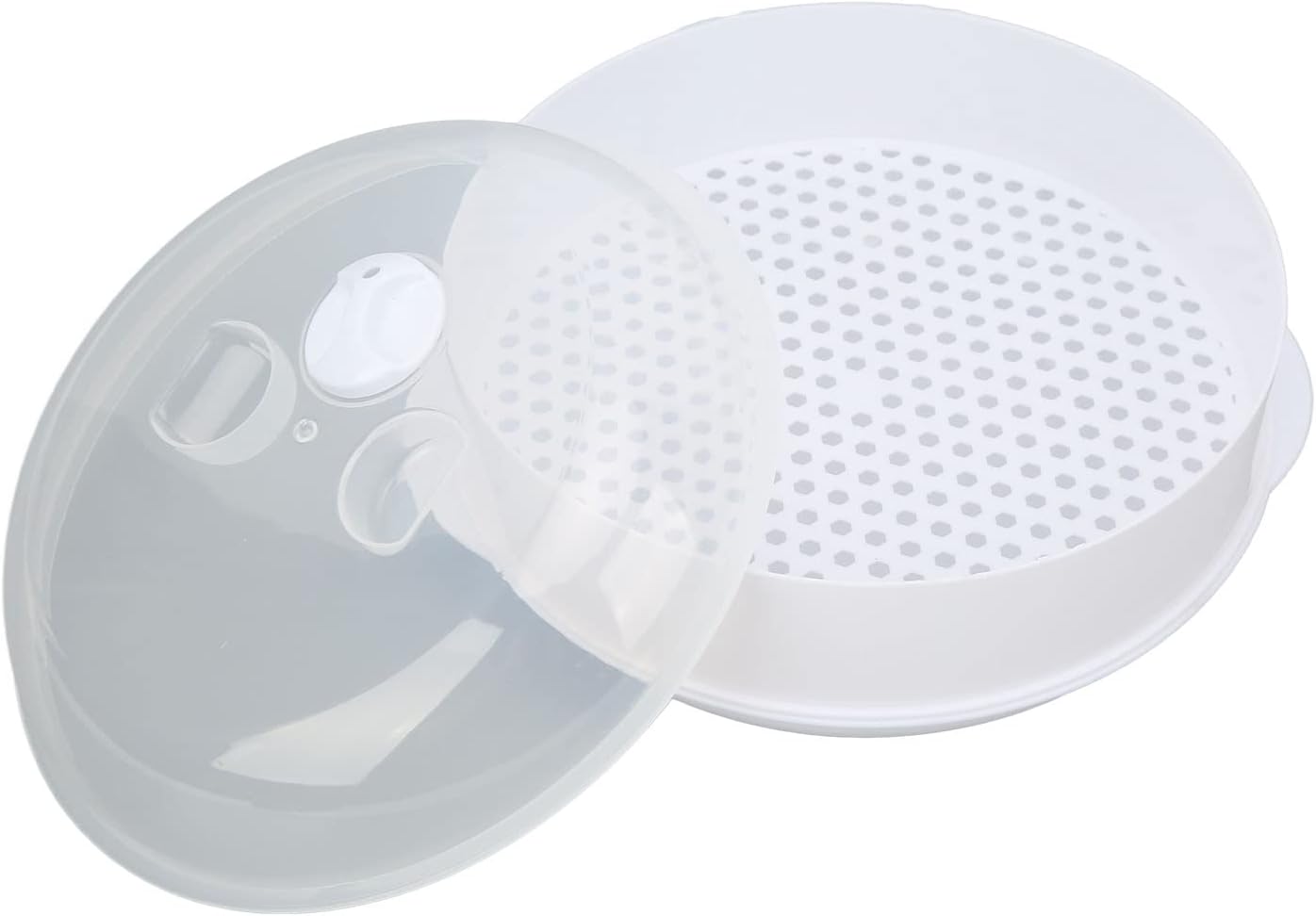 Adjustable Handle Microwave Steamer