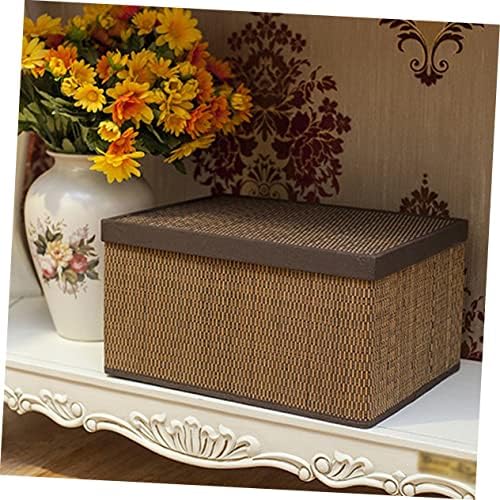 BESTonZON Non-Woven Fabric Foldable Washer with Lid Organizer