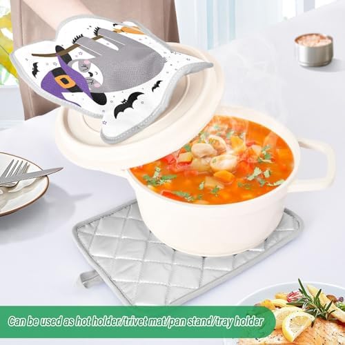 OurVii Halloween Sloth Potholders Set
