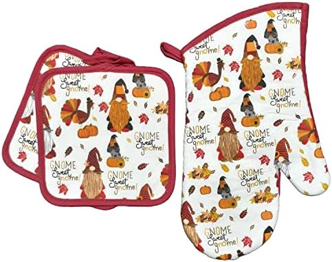 Thanksgiving Gnome Heat-Resistant Kitchen Set