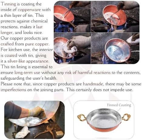 Hakan Copper Round Chef Pan