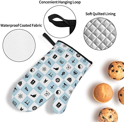 Hanukkah Potholders Sets Heat-Resistant Oven Mitts