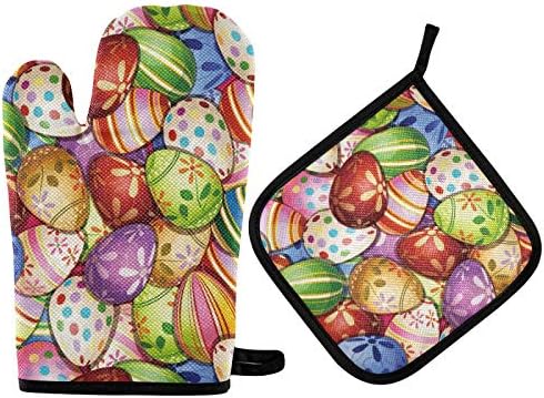 Oven Mitt Potholder Set