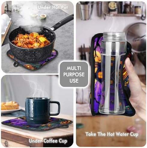 Oven Mitt Set - Pot Holders for Cooking