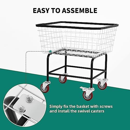 YITAHOME Wire laundry basket Durable Spacey for Home Commercial Use