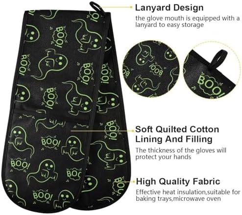 Double Oven Mitts for Comfort Safety