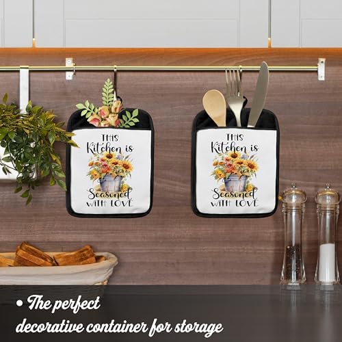 This Kitchen is Seasoned with Love Heat-Resistant Pot Holder